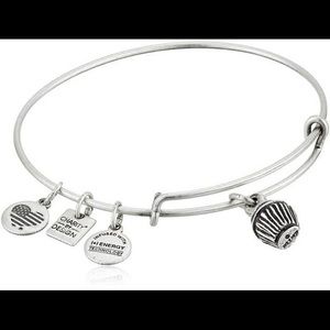 *NEW* Alex + Ani Cupcake Charm Bangle Bracelet